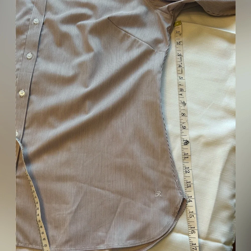 Banana Republic Tailored Fit Pinstripe Shirt - Picture 10 of 12